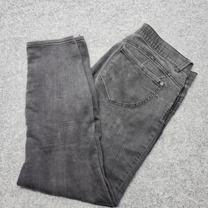 Democracy Ab solution Women's Jeans Size 14 Black Skinny Stretchy Elastic Waist